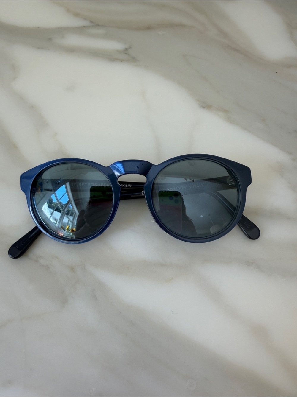 RetroSuperFuture Round Sunglasses - Dark Blue